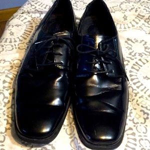 Claiborne Black Tuxedo Patent Leather Dress Shoes Size 12M